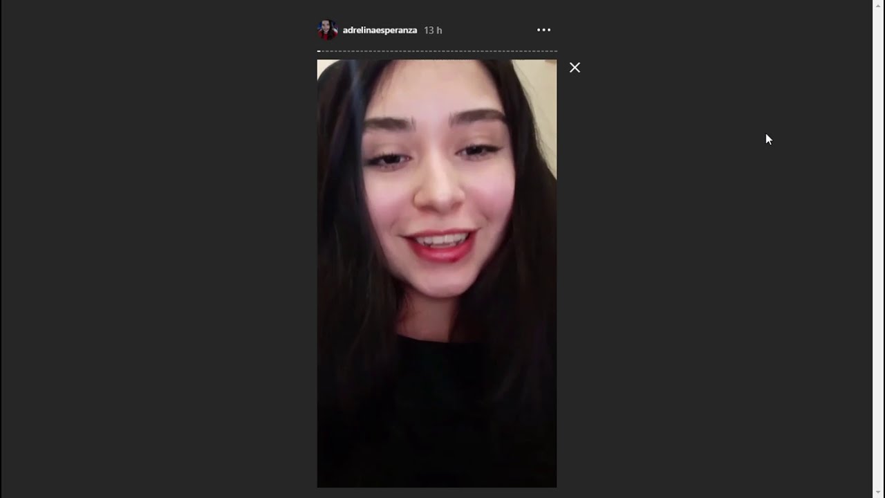 La novia de Adrelina habla sobre lo sucedido