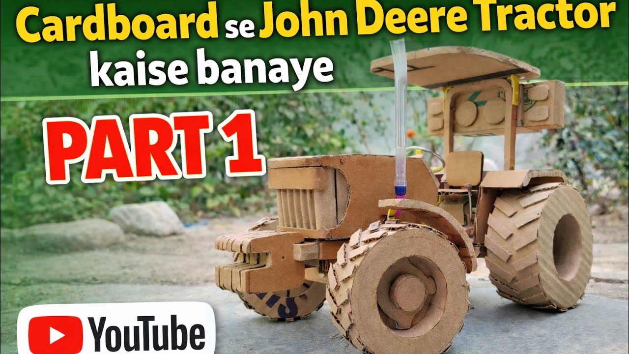 How to make tractor ll John Deere 5075E ll