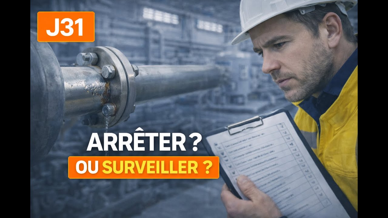 J31 — Défauts : surveiller, réparer ou arrêter ? (méthode simple)