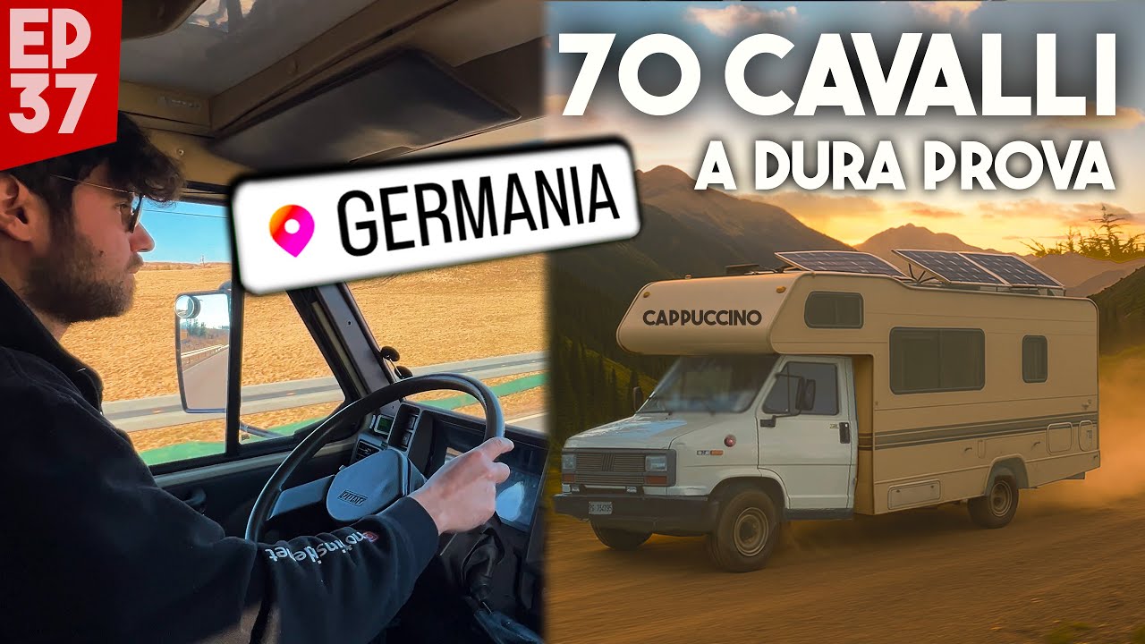 70 INDOMABILI CAVALLI SUI MONTI TEDESCHI - Camper Vlog con Cappuccino