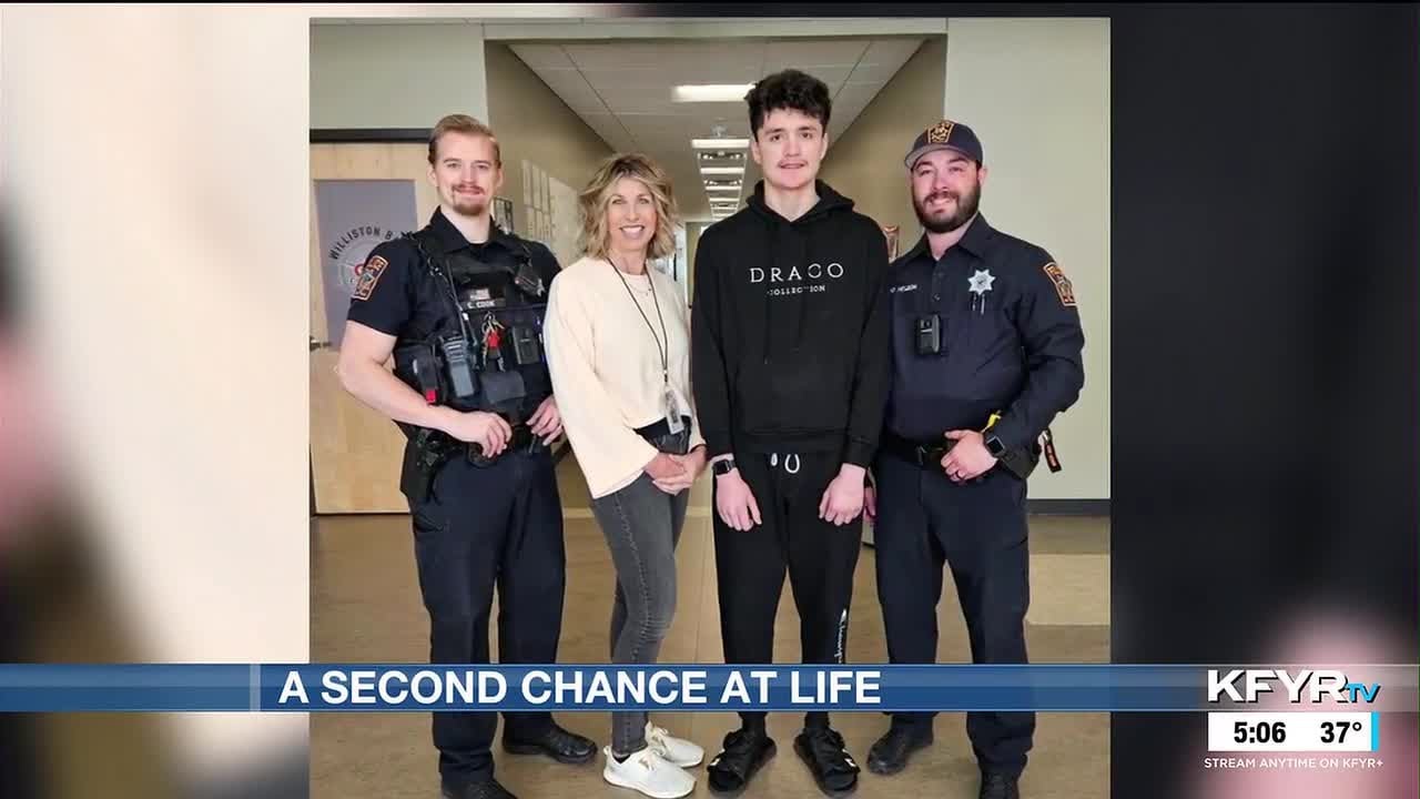 ‘Without those people, he wouldn’t be here’: Williston teen survives heart attack in school thank...