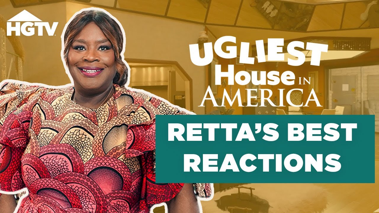 Retta's BEST Reactions | Ugliest House in America | HGTV
