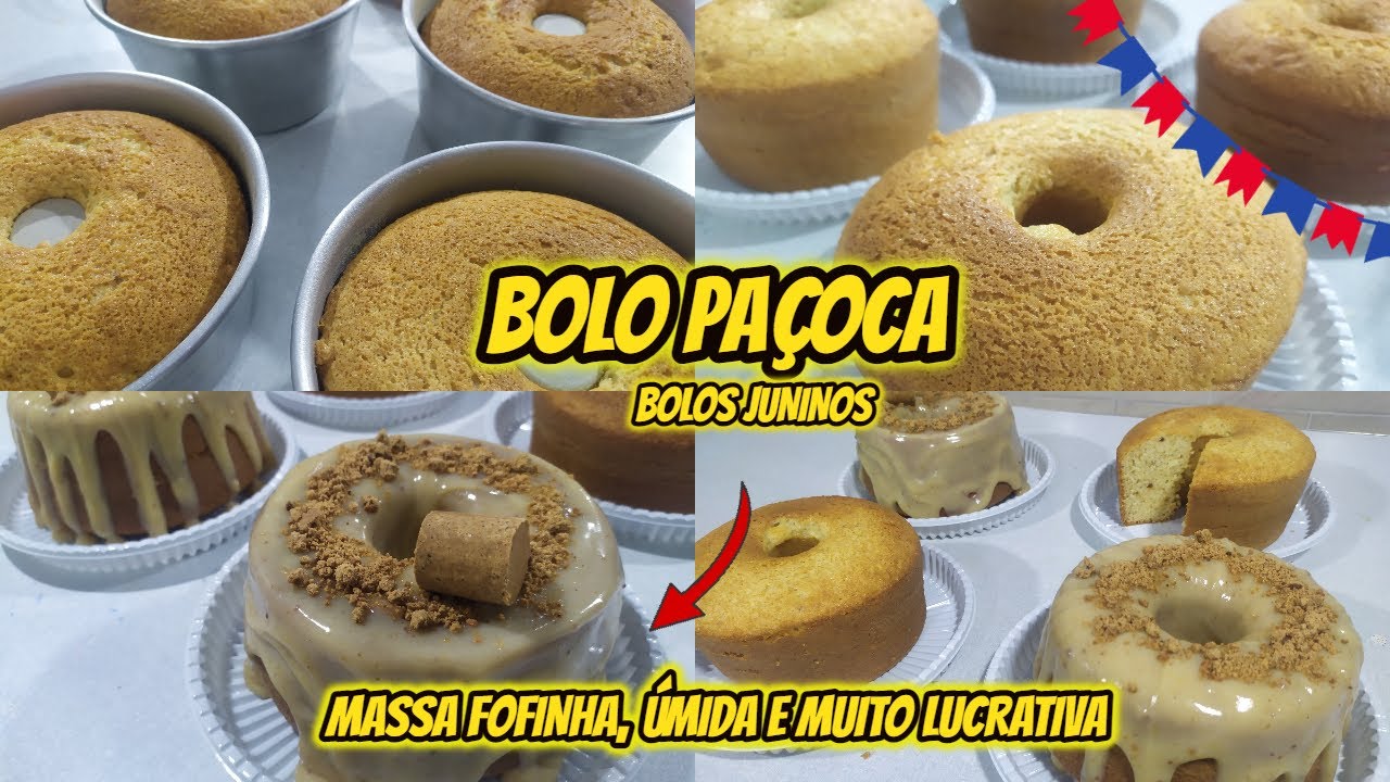 BOLO PAÇOCA l BOLOS CASEIROS JUNINOS