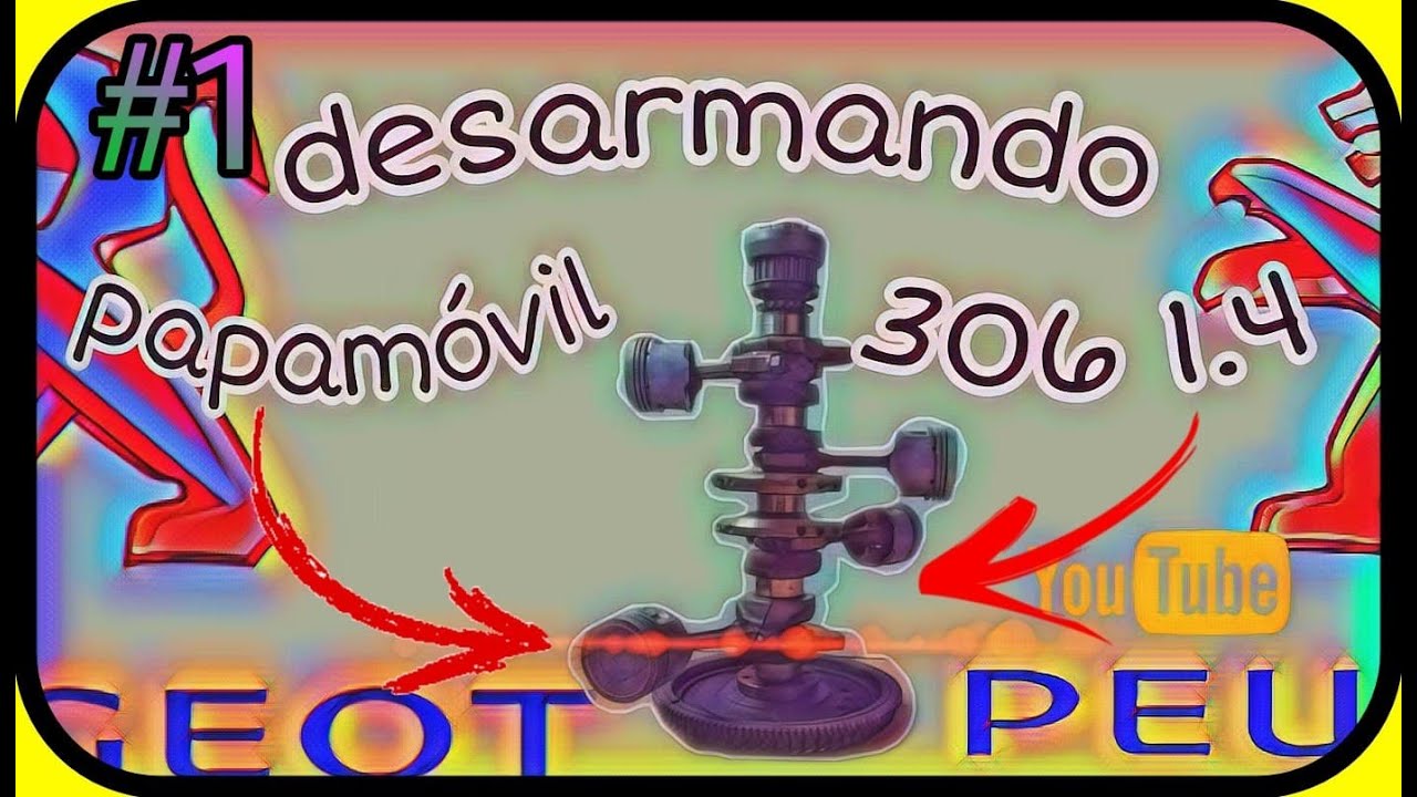 como desarmar motor Peugeot 306 1.4🔧🪛 ( parte#1)🚗 /carlos ibague