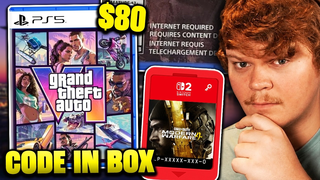 GTA6 Is A Code In Box - Is It Over For Physical Games?