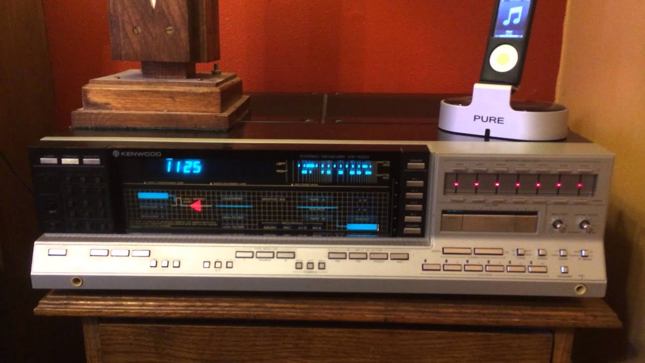 My clock radio is more powerful than yours!  Kenwood KR-1000 Galaxy Commander receiver.