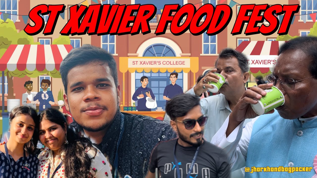 st Xavier's college food fest full vlog ✨♥️#vlog #college #ranchijharkhand #foodfestival #foodfest