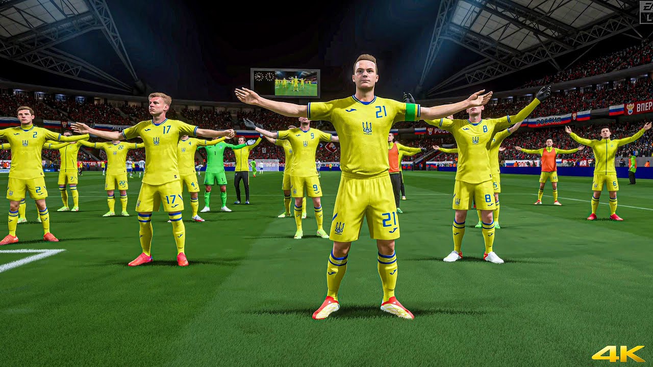 FIFA 22 - Ukraine vs Russia - International Friendly match - PS5 4K Gameplay