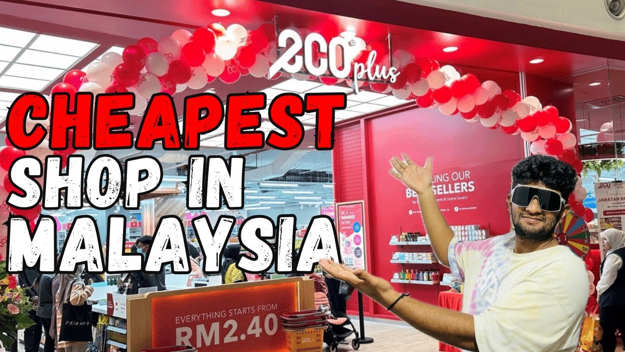 Cheapest shop in Malaysia | 2 Ringgit shop in kuala lumpur | Budget shopping vlog Malaysia eco Plus