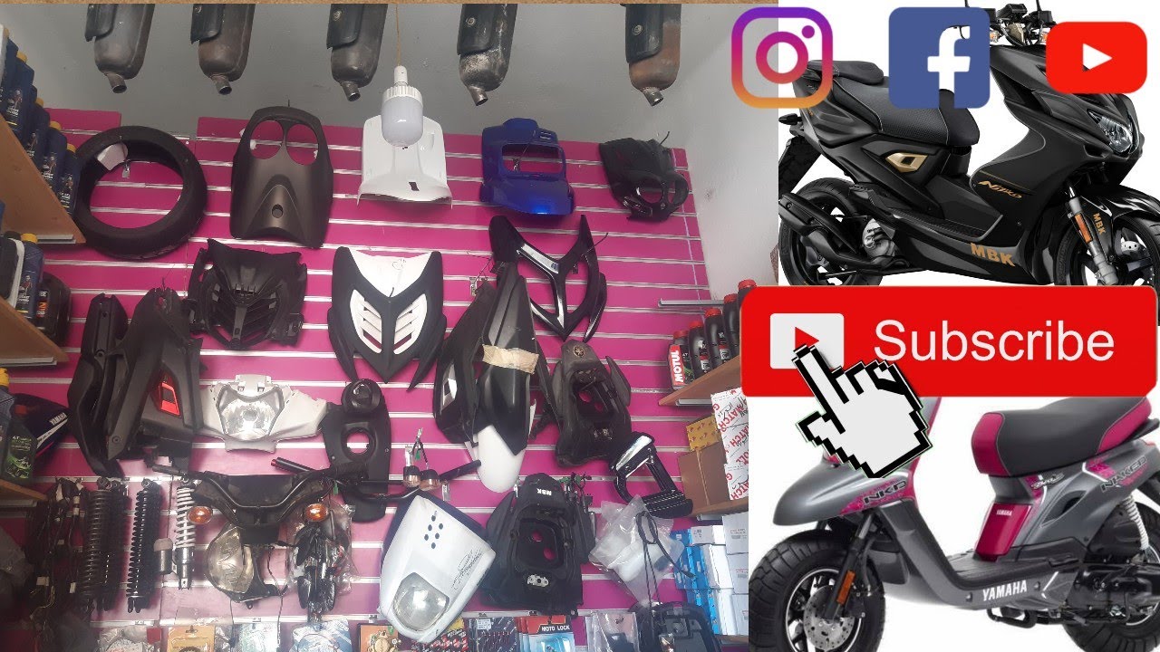 Pièces Yamaha stunt spirit aerox بياس موطور  جديد مع ذكر الاثمنة