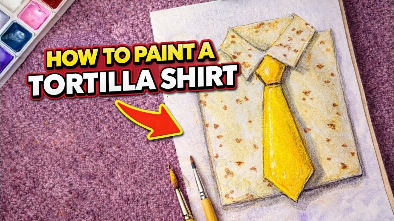 How to make Tortilla Shirt ar home in a paper