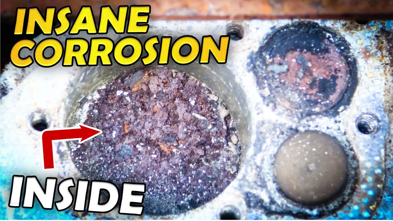 1970s ENGINE LOCKED UP WITH DECADES OF CORROSION - RESTORATION