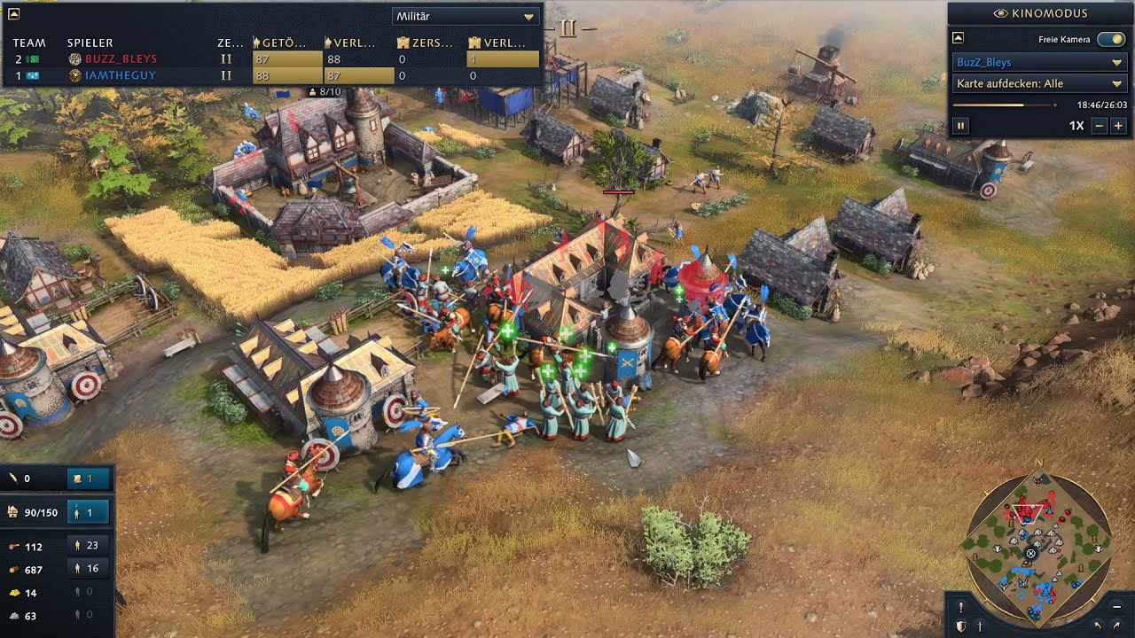 Age of Empires 4 - BuzZ_Bleys gegen IamTheGuy (Top Spieler)