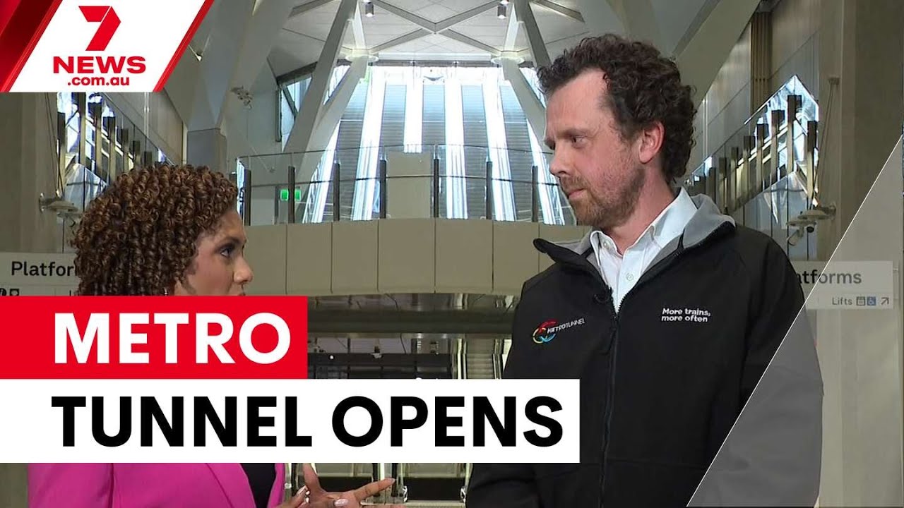 Melbourne's Metro Tunnel with Project Director Ben Ryan | 7NEWS