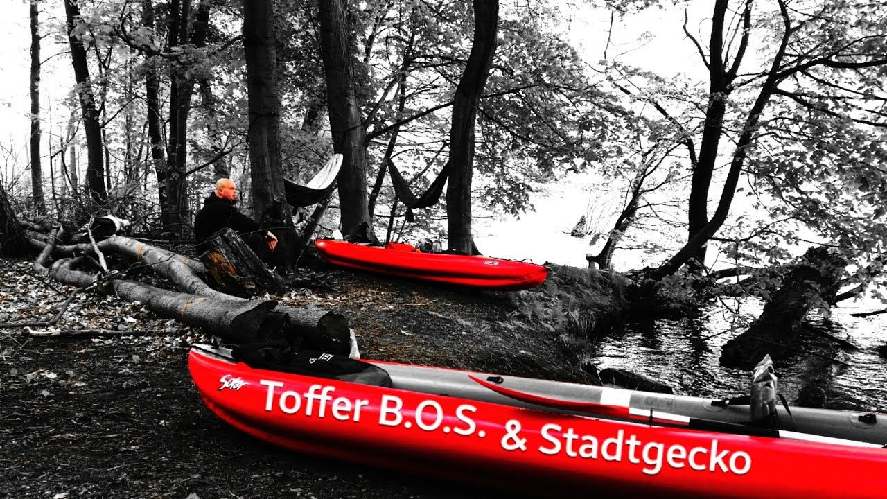Gumotex Solar / kleiner Ausflug mit Toffer B.O.S.