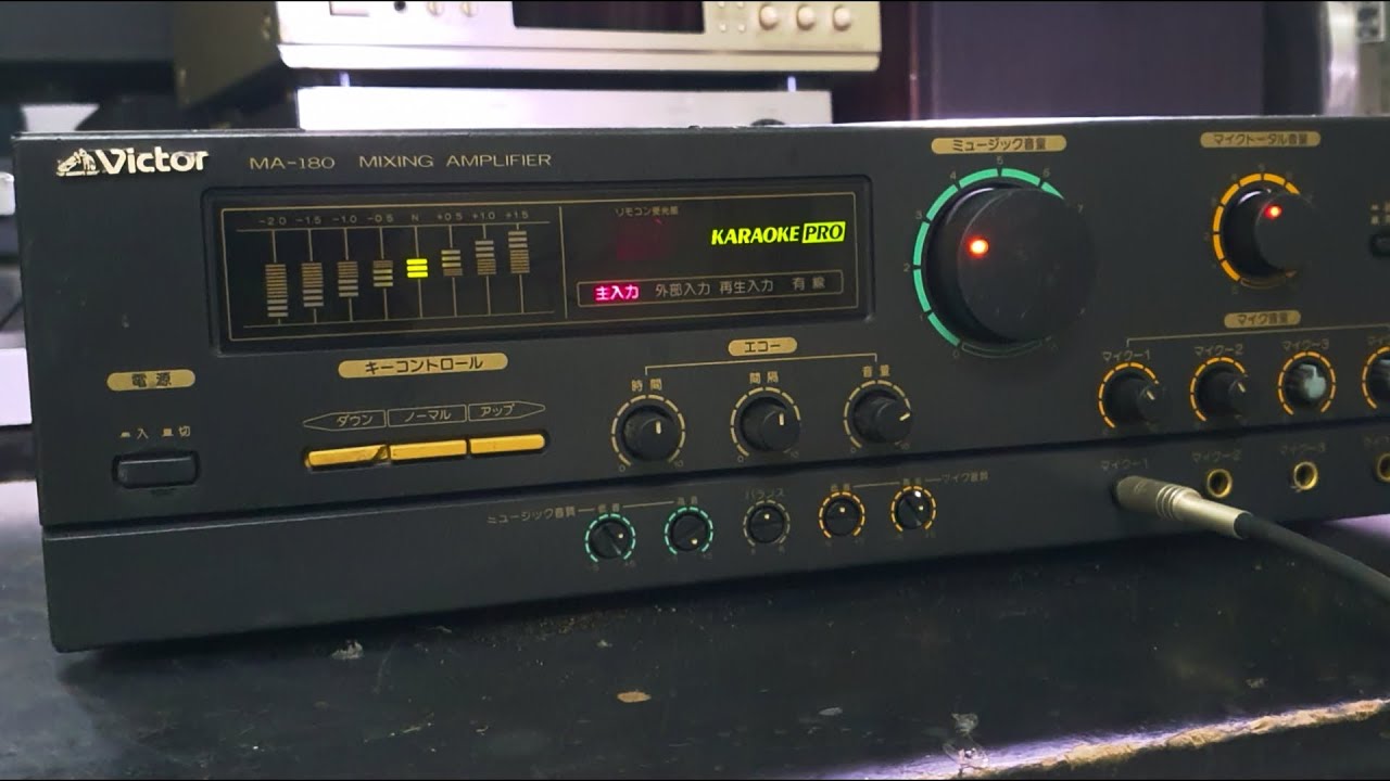 (Đã bán)1.7tr. Đt.0855998893. Amply karaoke victor. Ma180. Mời cb xem hết video.