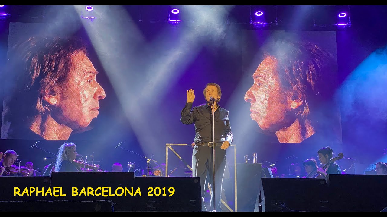CONCIERTO RAPHAEL BARCELONA 2019