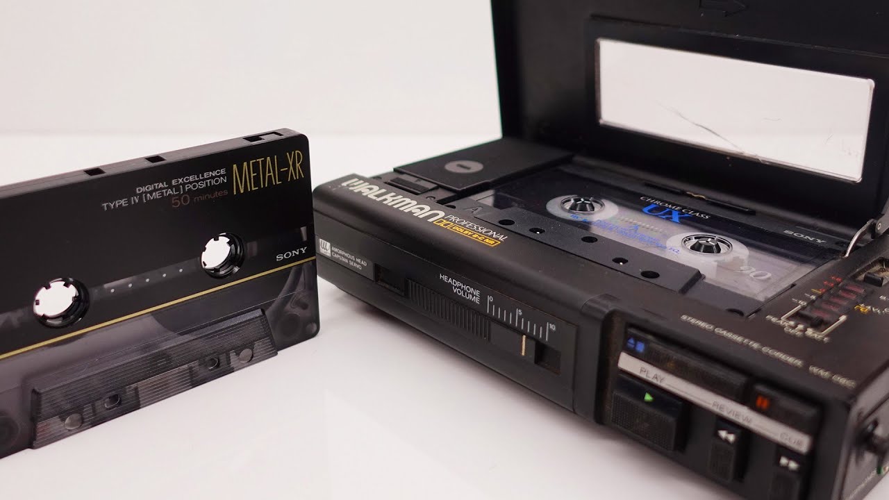Sony WM D6C Walkman belt repair & recording test
