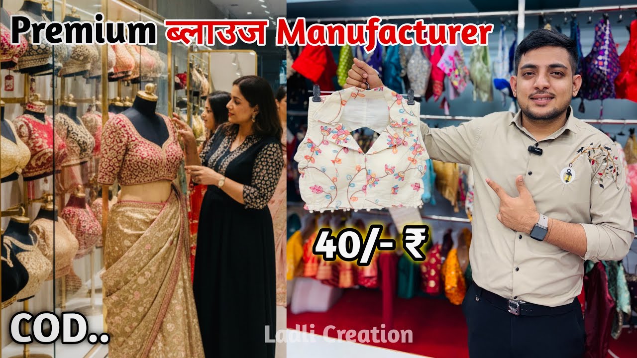 Premium Blouse Manufacturer | Blouse Wholesale Market In Surat | Trending Collections 2025