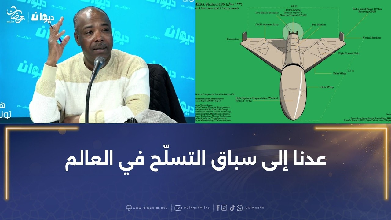 خليفة شوشان: عدنا إلى سباق التسلّح في العالم