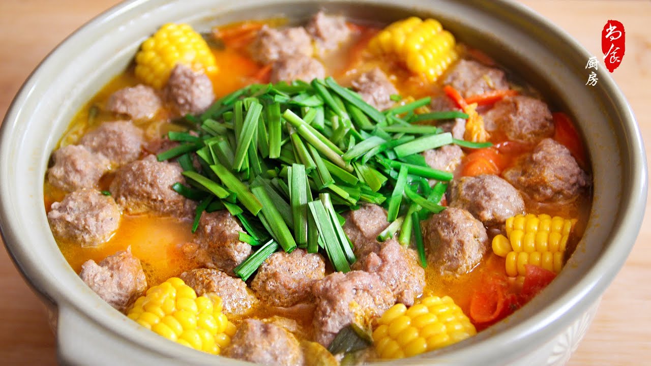 💯简单又暖心的家常一锅料理｜五彩牛肉丸汤锅｜用Costco的牛肉馅、豆腐和红薯粉丝｜Easy and Comforting Beef Meatball Stew