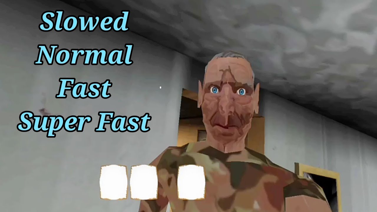 The Twins Buck jumpscare In Slowed Fast Normal Super Fast
