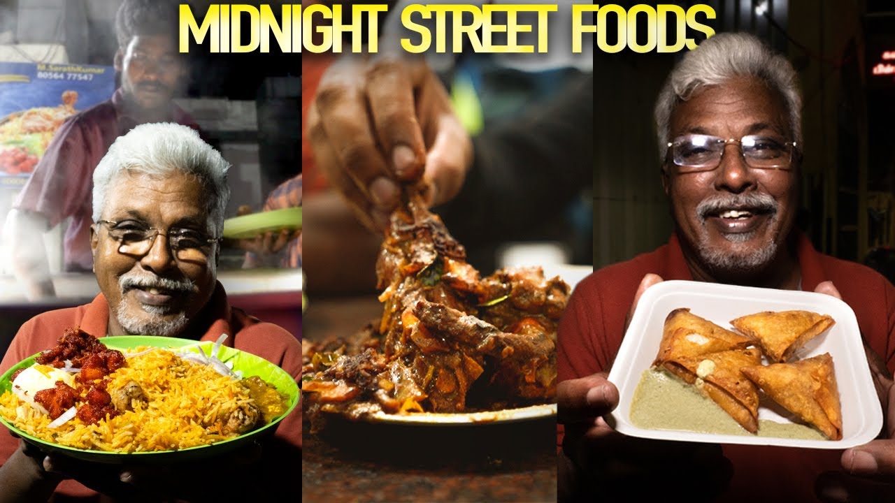 MIDNIGHT STREET FOODS OF CHENNAI | Chennai Night Life! 😍