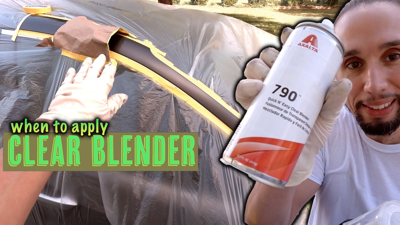 When Is The Best Time To Apply Clear Coat Blender.BEFORE OR AFTER CLEAR COATING.