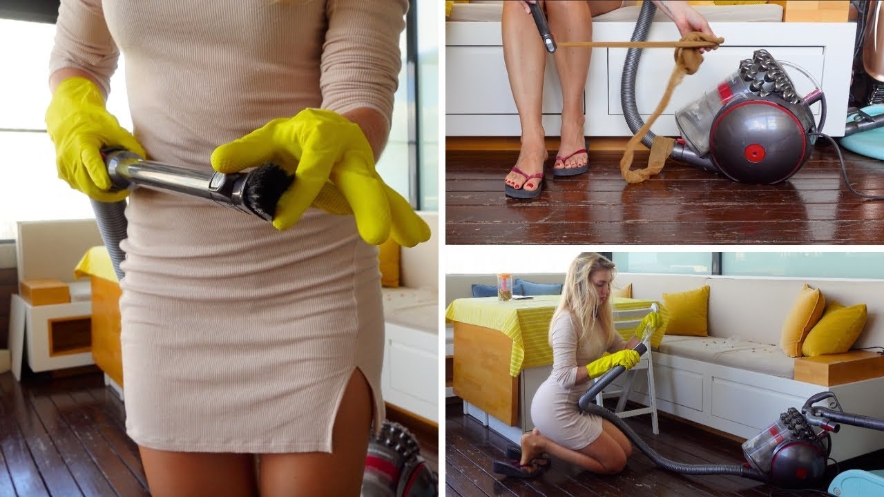 ASMR Balcony Vacuuming | Cleaning Dusty Clothes, Floor & More for Allergy Relief