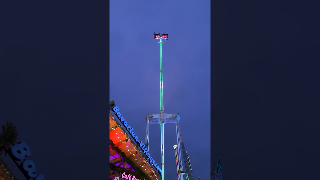 INSANE rides at Winter Wonderland London #travel #london #timandmatt #christmas #winterwonderland