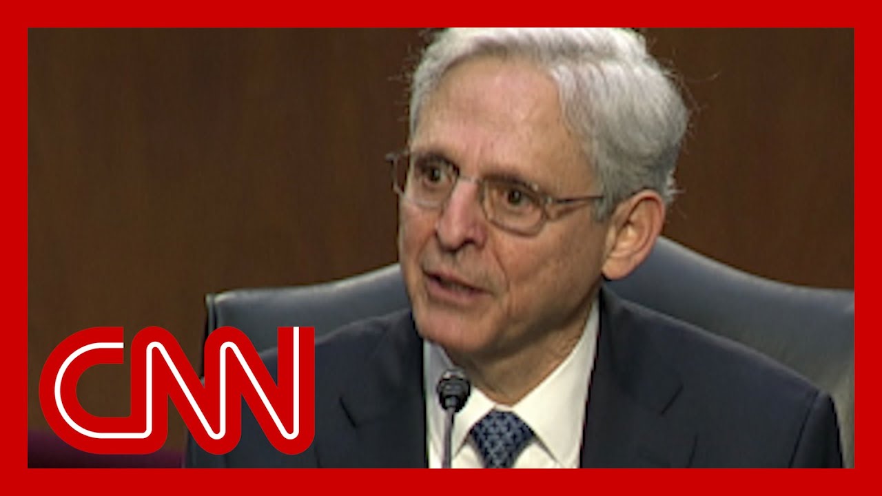 Merrick Garland gives emotional response to senator's question