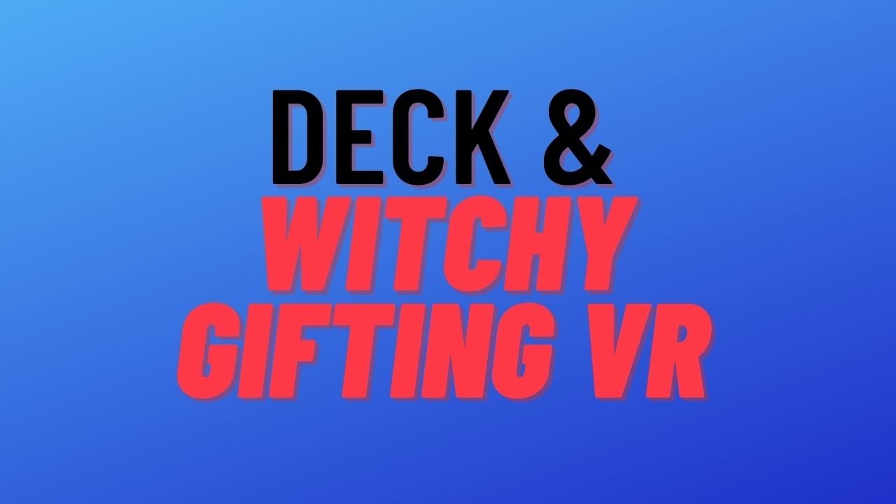 #DeckandWitchyGifting VR to Peekaboo Rose Tarot