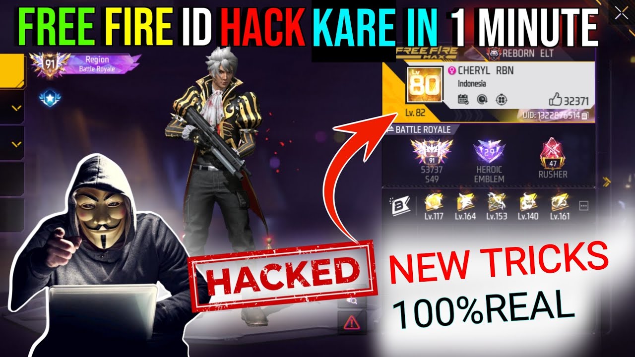 UID SE FREE FIRE ID HACK || FREE FIRE ID HACK KAISE KARE || FF ID HACK WITHOUT FACEBOOK PASSWORD
