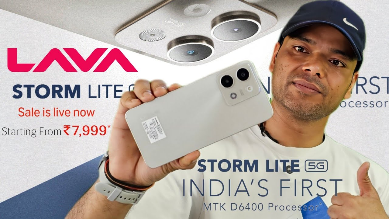 LAVA STORM LITE from ₹7,999 /- | India's 1st MTK D6400 | Unboxing | Review | Camera