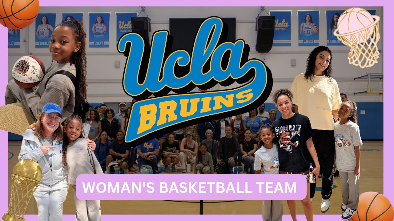 Hanging out with the #2 UCLA Woman's Basketball Team ♡