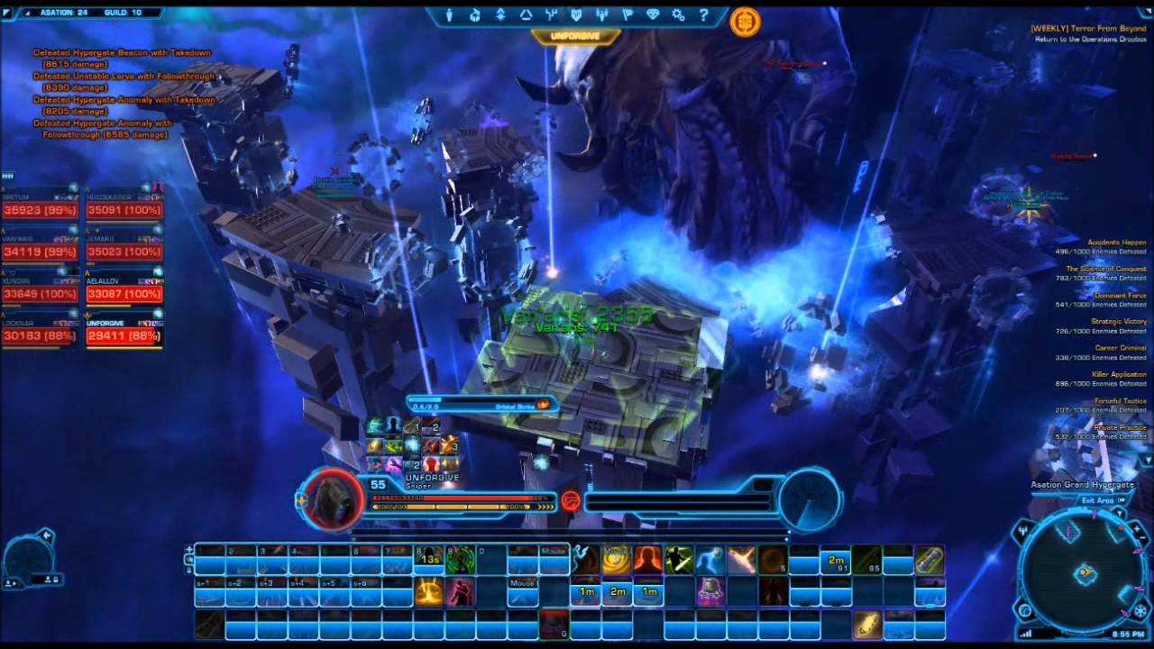 SWTOR Operation Terror From Beyond: The Terror (8-Person Hard Mode)
