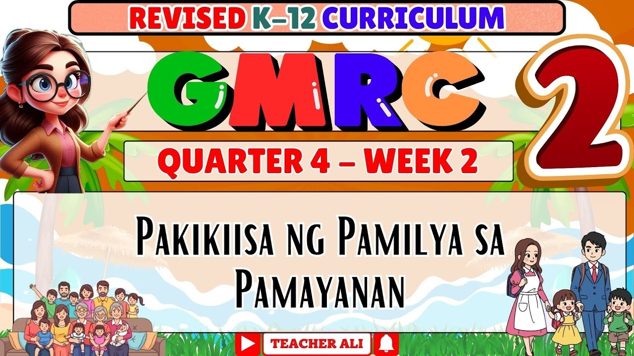 GRADE 2 GMRC 2 QUARTER 4 WEEK 2 REVISED K-12 - PAKIKIISA NG PAMILYA SA PAMAYANAN