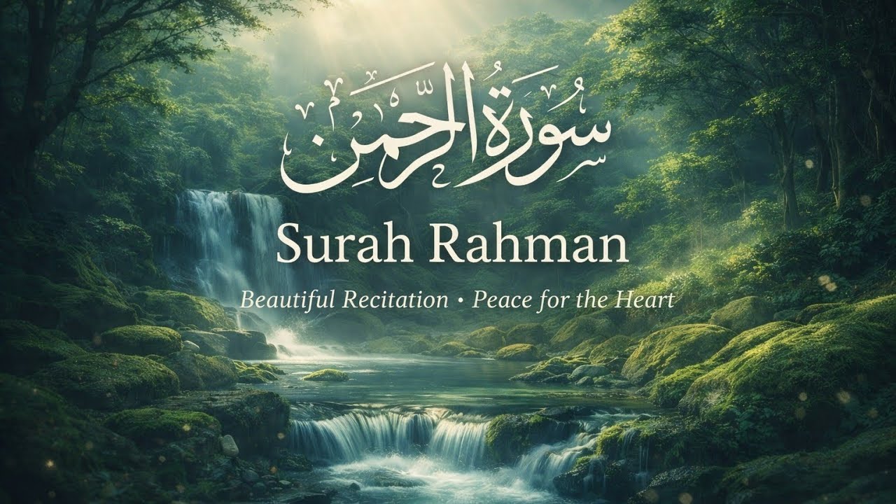Surah Ar-Rahman سورة الرحمن | The Beauty of Allah’s Mercy | Peaceful and beautiful Qur’an Recitation