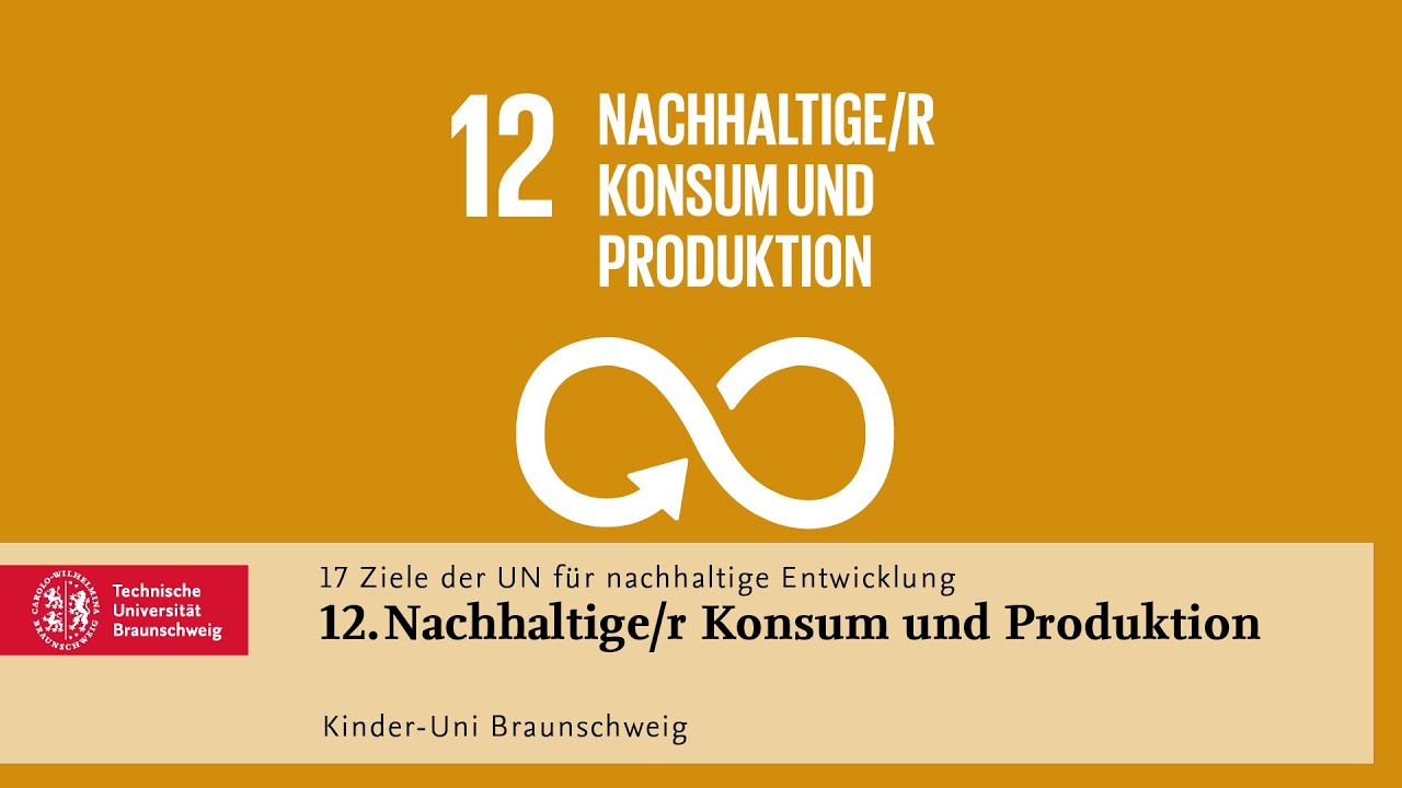 Kinder-Uni-Erkl&auml;rvideo: Ziel 12 - Nachhaltige/r Konsum und Produktion