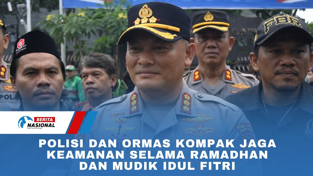 Polisi dan Ormas Kompak Jaga Keamanan Selama Ramadhan dan Mudik Idul Fitri