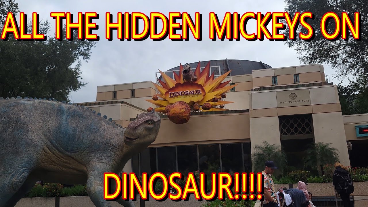 Dinosaur Ride - ALL Hidden Mickeys