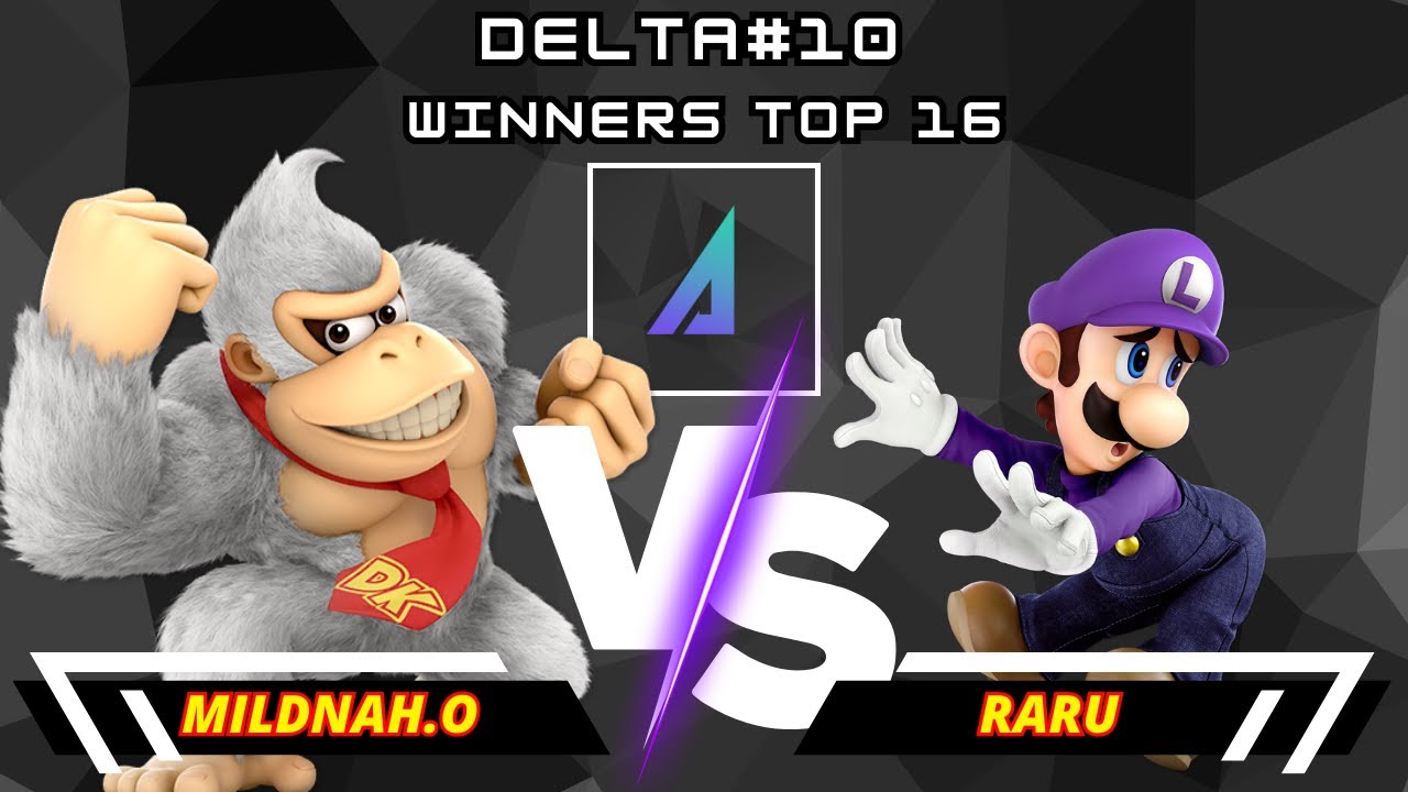 MildnaH.O (Donkey Kong) Vs. Raru (Luigi) | DELTA#10 | Winners Top 16 | SSBU