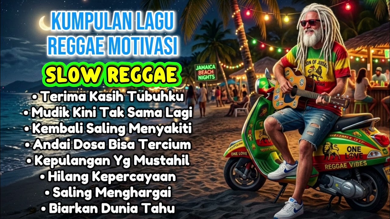 Kimpulan Lagu Reggae Motivasi - Teman Santai | Slow Reggae 🌴🌅🌊🎸🎶