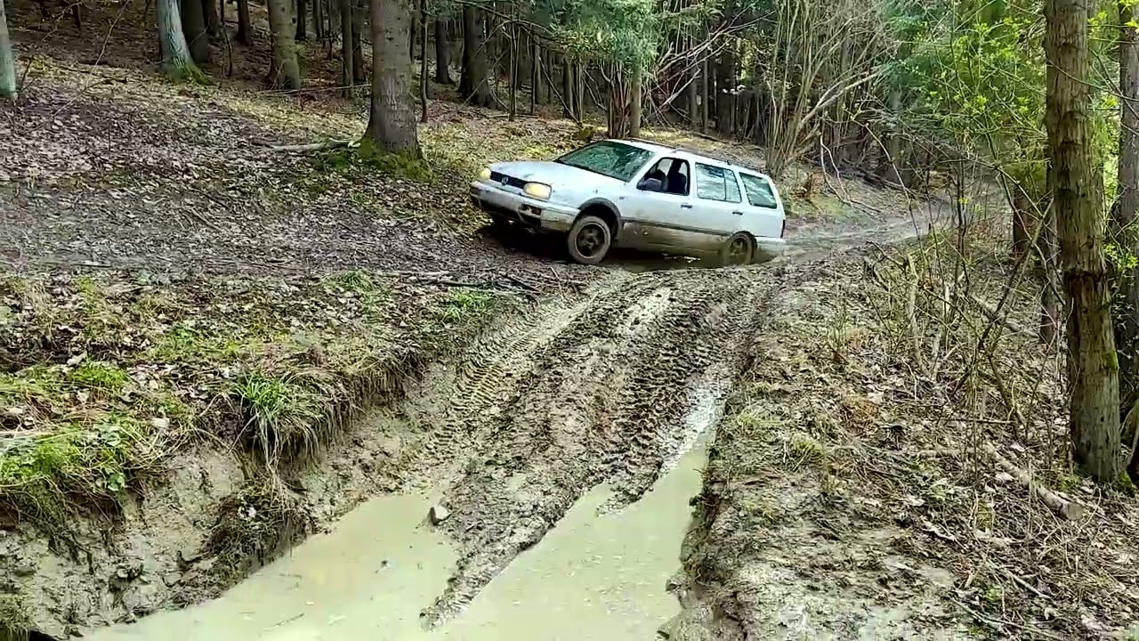 #GolfemWKrzaki #1 - Test serii/Stock setup offroad (GOLF 3 SYNCRO 4X4)