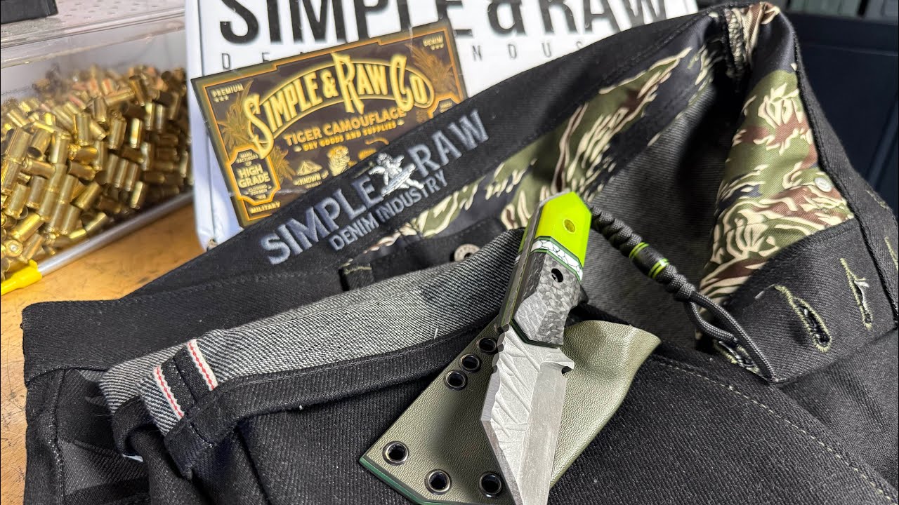 Simple and raw!  Selvedge  denim for everybody