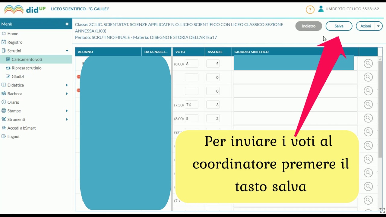 Tutorial Scrutinio Finale Argo