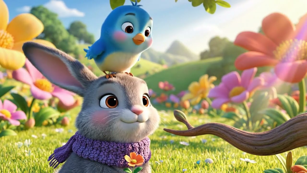 Luna the Brave Little Bunny 🐰🌈 | A Heartwarming Kids Story About Courage and Kindness