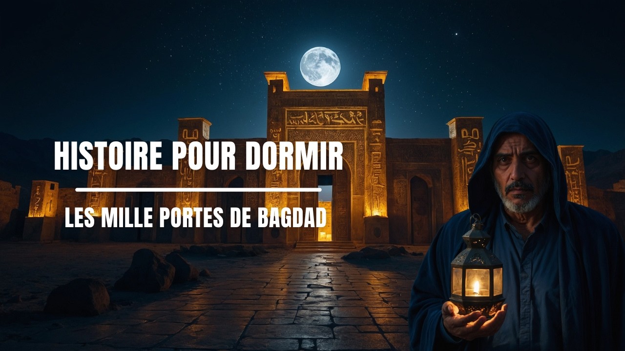 💤Histoire pour Dormir – Les Mille Portes de Bagdad 🕌✨ La Légende du Veilleur des Nuits d’Orient