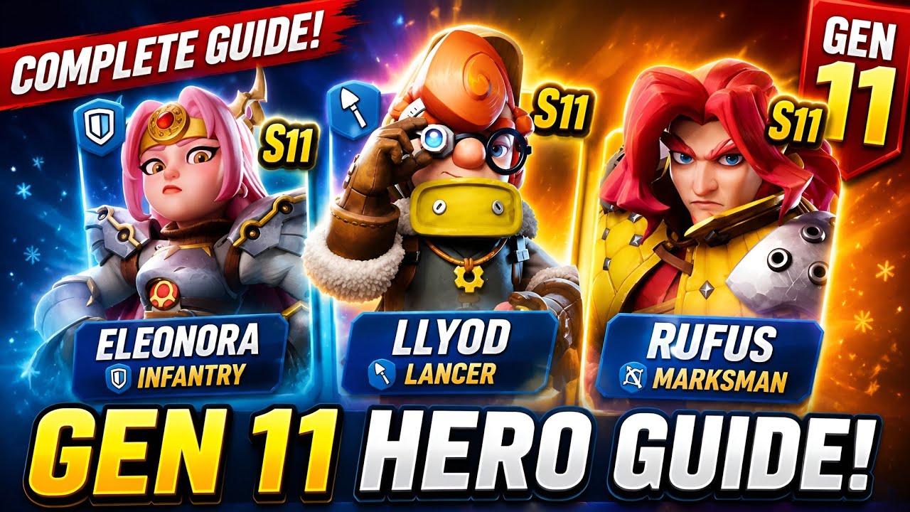 GEN 11 Heroes Explained! Rufus Changes Everything! | Whiteout Survival