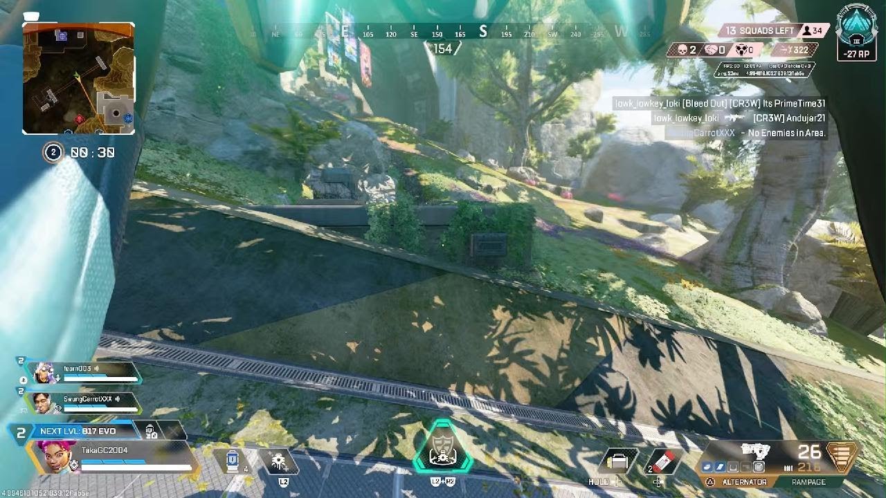 Ranked Game shenanigans in Apex Legends with SwungCarrotXXX